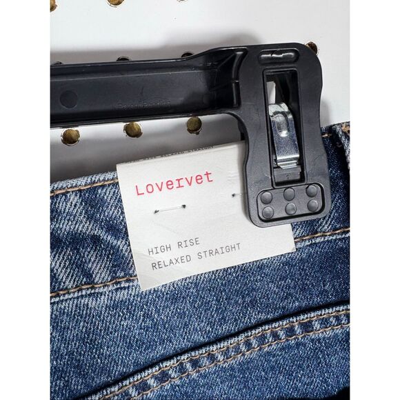 Lovervet high rise relaxed fit denim jeans size 26 - Picture 10 of 11